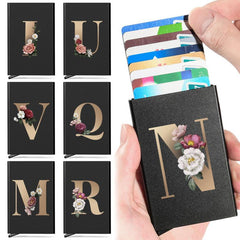 RFID Blocking Card Holder Aluminum Pop-up Credit Card Holder