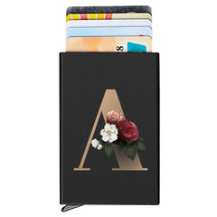 RFID Blocking Card Holder Aluminum Pop-up Credit Card Holder