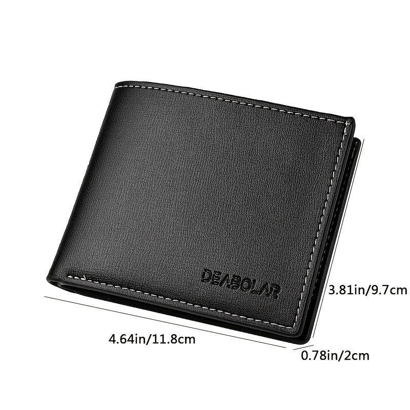 Men's Short Wallet Horizontal Wallet Driver's Holder