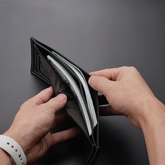 Men's Short Wallet Horizontal Wallet Driver's Holder