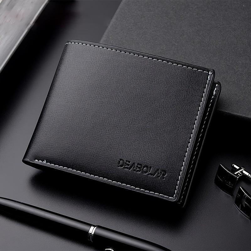 Men's Short Wallet Horizontal Wallet Driver's Holder