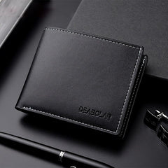 Men's Short Wallet Horizontal Wallet Driver's Holder