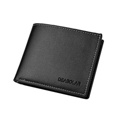 Men's Short Wallet Horizontal Wallet Driver's Holder