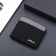 Canvas Men Wallet gray Card Holder Wallet