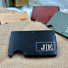 Men's Personalized RFID Blocking Card Holder Money Clip