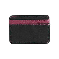 Men's Leather Magic Wallet Money Clips Elastic Band Slim Purse