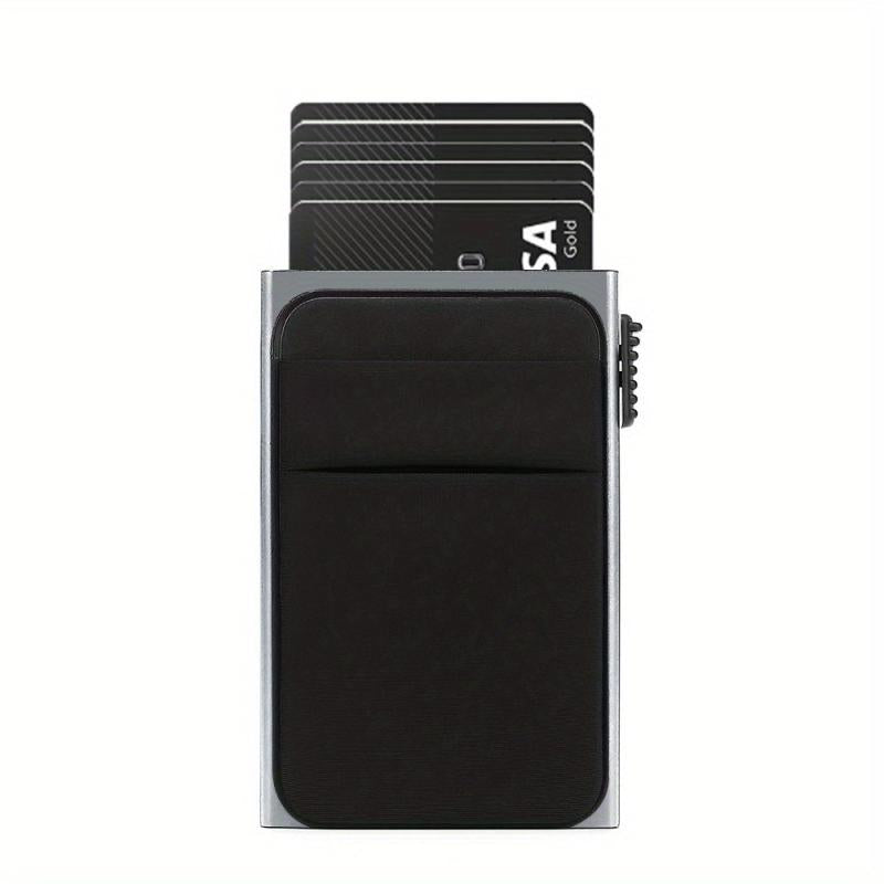 Men's RFID Blocking Card Holder with Change Pocket Wallet