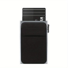 Men's RFID Blocking Card Holder with Change Pocket Wallet