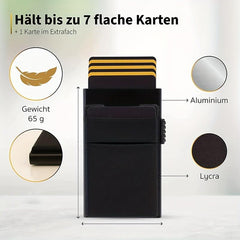 Men's RFID Blocking Card Holder with Change Pocket Wallet