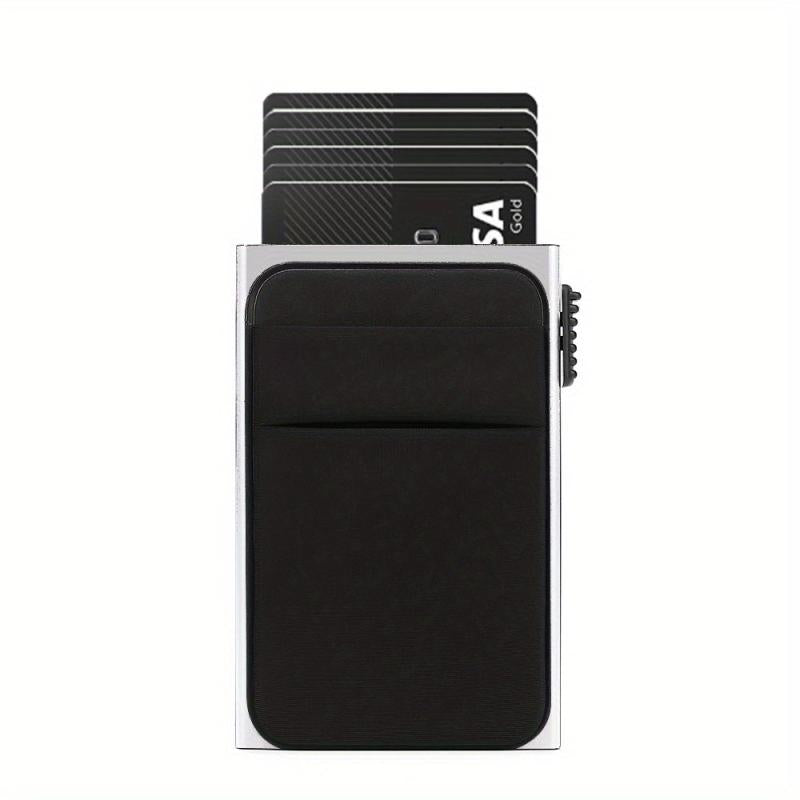 Men's RFID Blocking Card Holder with Change Pocket Wallet