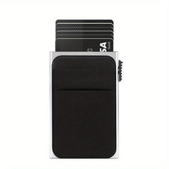 Men's RFID Blocking Card Holder with Change Pocket Wallet