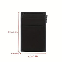 Men's RFID Blocking Card Holder with Change Pocket Wallet