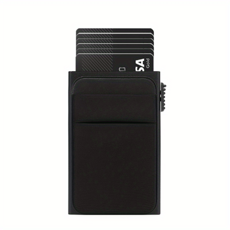 Men's RFID Blocking Card Holder with Change Pocket Wallet