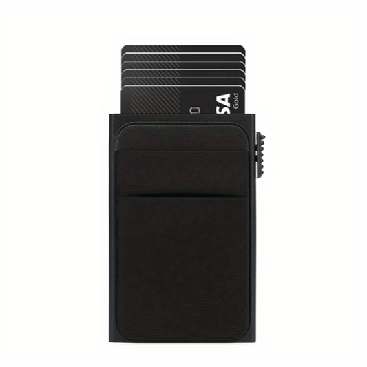 Men's RFID Blocking Card Holder with Change Pocket Wallet