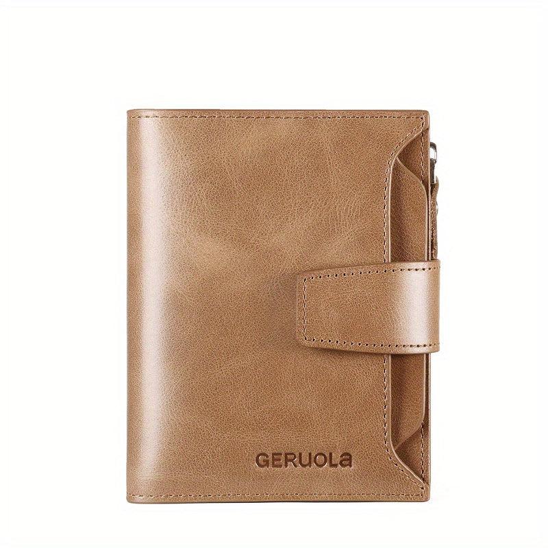 Vintage Leather Wallet RFID Blocking Card Holder for Men