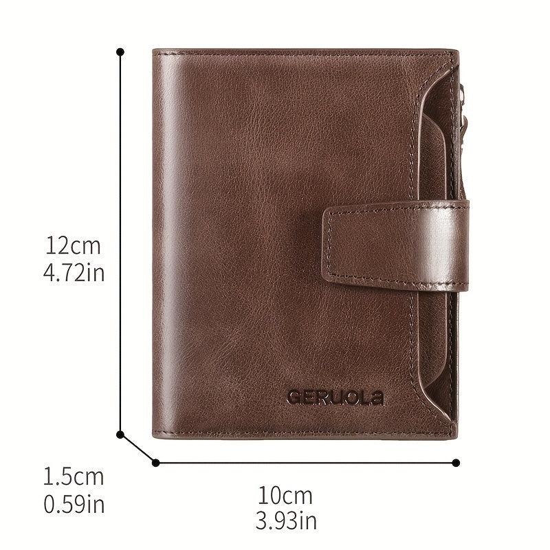 Vintage Leather Wallet RFID Blocking Card Holder for Men