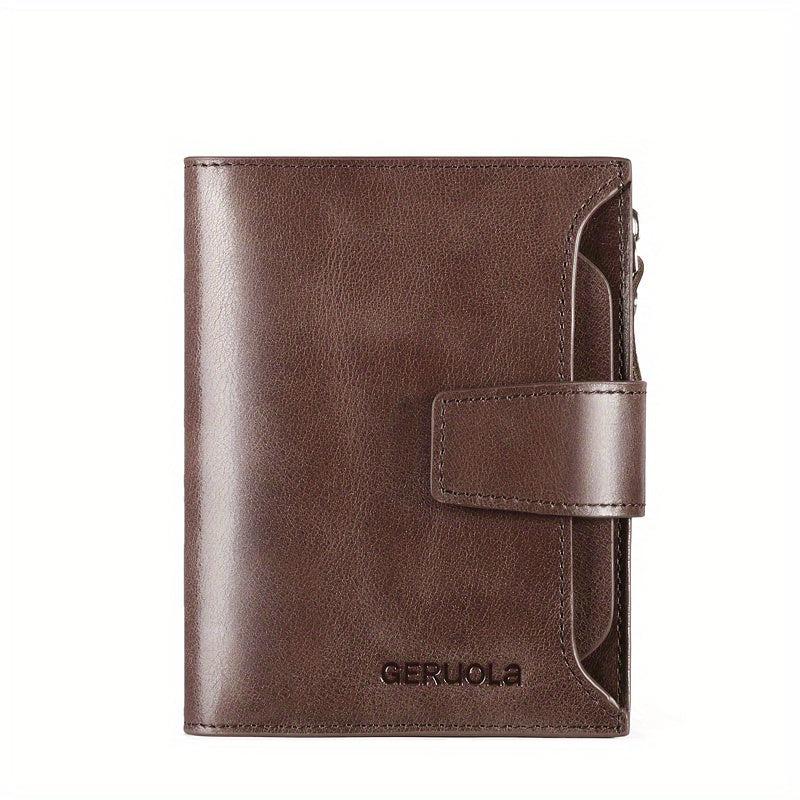 Vintage Leather Wallet RFID Blocking Card Holder for Men