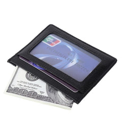 Men's Slim Leather Card Holder Wallet
