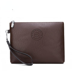 Men's Casual Envelope Clutch Bag Soft Leather Mobile Phone Wallet