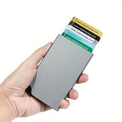 Aluminum Business Card Holder Money Clip