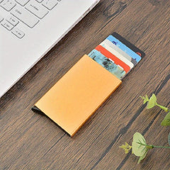 Aluminum Business Card Holder Money Clip