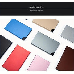 Aluminum Business Card Holder Money Clip