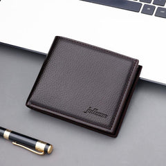 Men's Short Zipper Wallet Horizontal Driver's Wallet