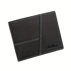 Men's Leather Short Wallet Money Clip Card Holder Coin Purse