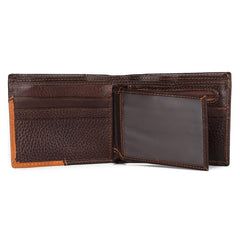 Men's Personality Stitching Wallet Creative Leather Wallet Coin Purse