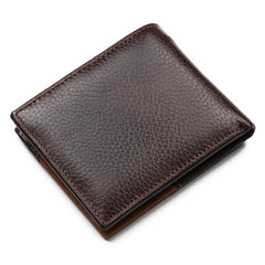 Men's Personality Stitching Wallet Creative Leather Wallet Coin Purse