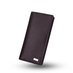 Men's Long Wallet Soft Leather Wallet Plus Large Capacity Mobile Phone Bag