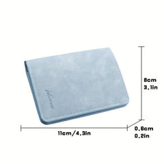 Men's Ultra thin Leather Card Holder Vertical Card Holder