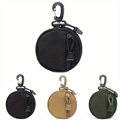Compact Portable Mini Coin Purse Zipper Storage Bag for Keys