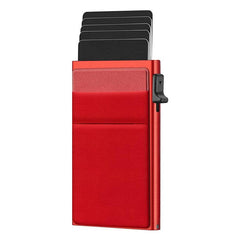 Aluminum RFID Blocking Card Holder Pop Up Credit Card Holder