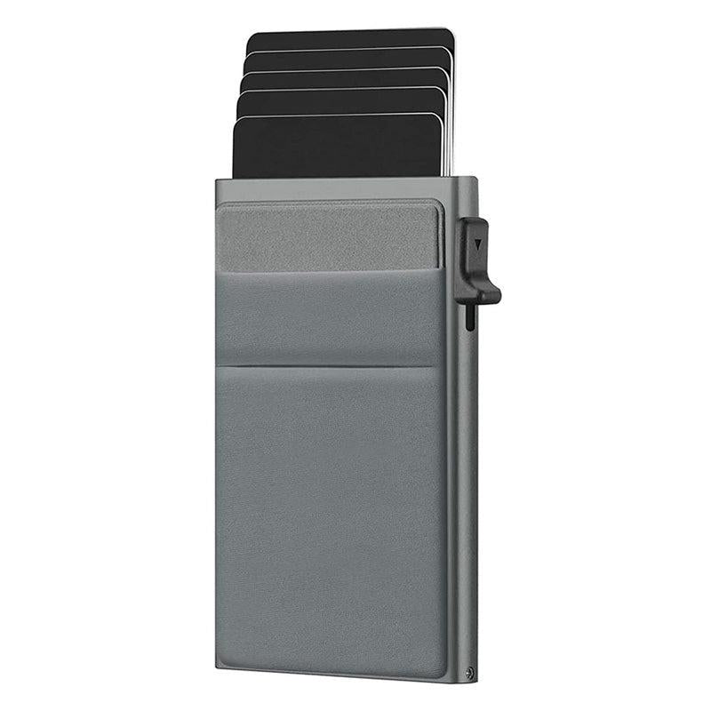Aluminum RFID Blocking Card Holder Pop Up Credit Card Holder