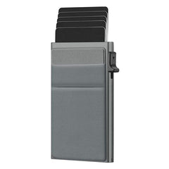 Aluminum RFID Blocking Card Holder Pop Up Credit Card Holder