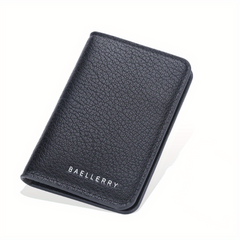 Men's Card Bag Lychee Pattern Thin Card Holder