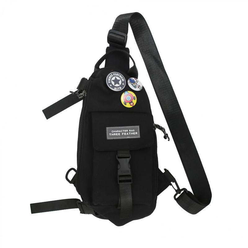 Men's Waterproof Messenger Chest Bag Business Travel Cycling Hiking
