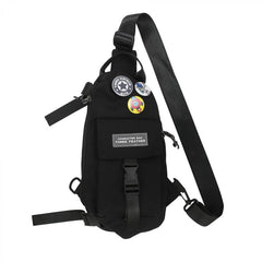 Men's Waterproof Messenger Chest Bag Business Travel Cycling Hiking