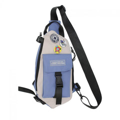 Men's Waterproof Messenger Chest Bag Business Travel Cycling Hiking