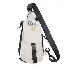 Men's Waterproof Messenger Chest Bag Business Travel Cycling Hiking