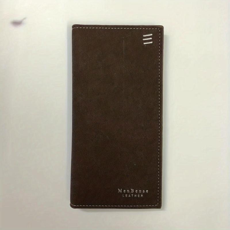 Men's Frosted Long Wallet Card Holder Slim Wallet Clutch Bag Pouch Wallet