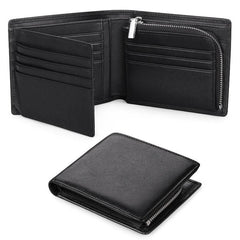 Leather Men's Wallet Cowhide Coin Purse Large Capacity