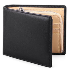 Leather Men's Wallet Cowhide Coin Purse Large Capacity