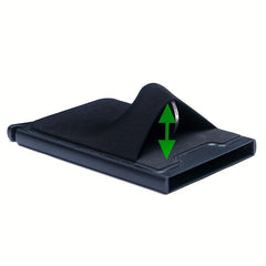 RFID Aluminum Wallet Elastic Back Pouch Credit Card Holder