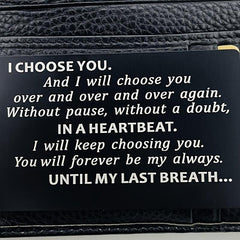 Anniversary Card For Husband I Choose You Romantic Groom's For Him