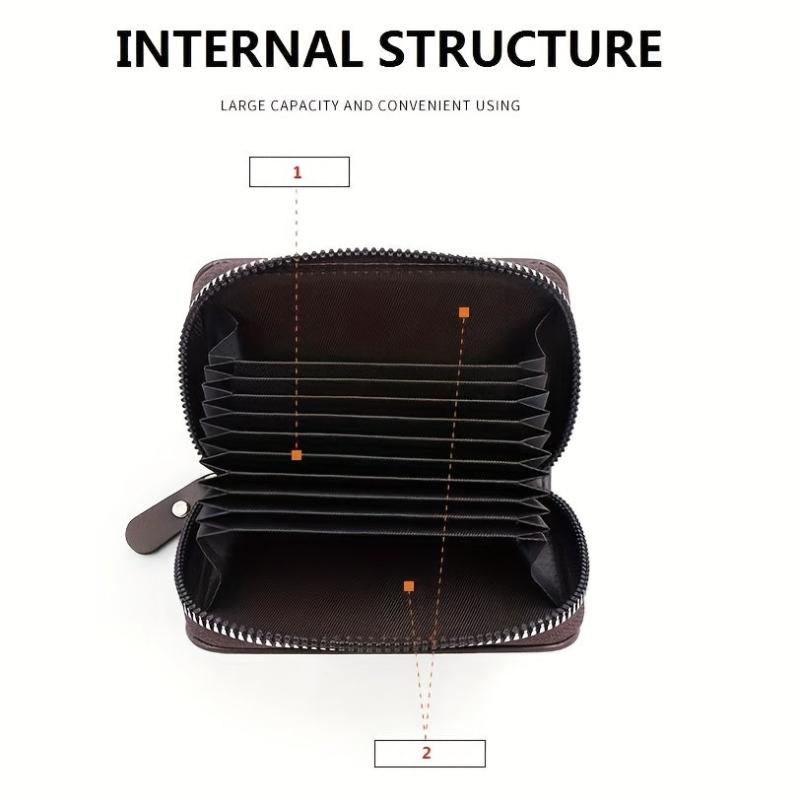 Men's Vintage Embossed Short Wallet Card Holder