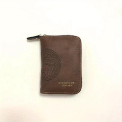 Men's Vintage Embossed Short Wallet Card Holder