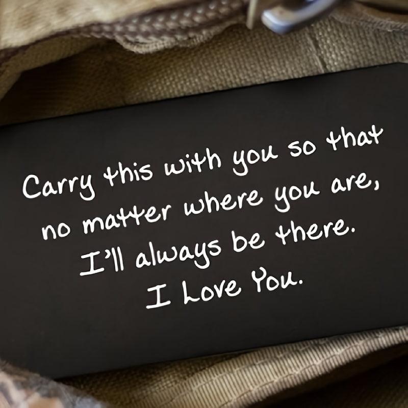 Engraved Wallet Insert Wallet Card Deployment Gift For Men