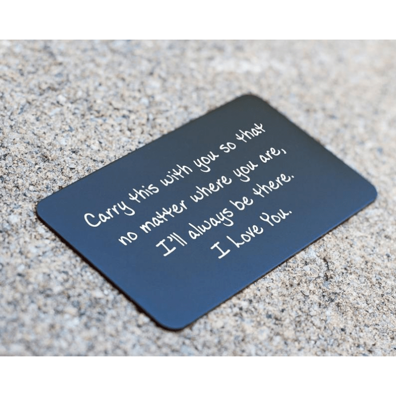 Engraved Wallet Insert Wallet Card Deployment Gift For Men